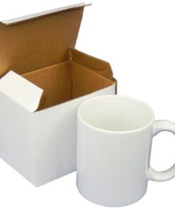 White sublimation blank ceramic mug